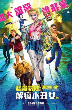 粤语配音电影猛禽暴队：解疯小丑女 猛禽小队和哈莉·奎茵 猛禽小队：小丑女大解放 Birds of Prey: And the Fantabulous Emancipation of One Harley Quinn